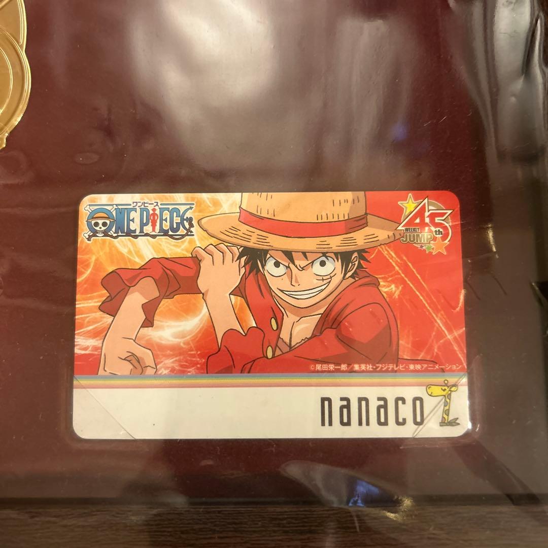 nanacoカードセット ジャンプ ルフィー ナルト