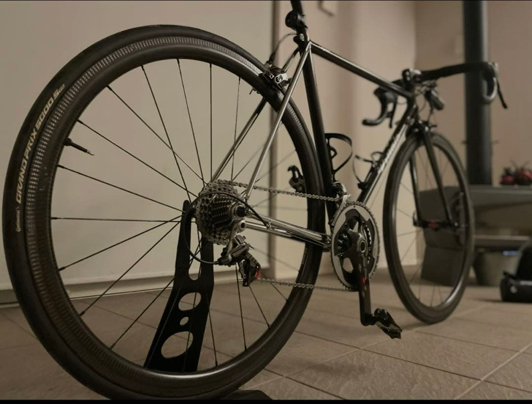 クロモリ スチールロードバイク 700c 7.6キロ - メルカリ