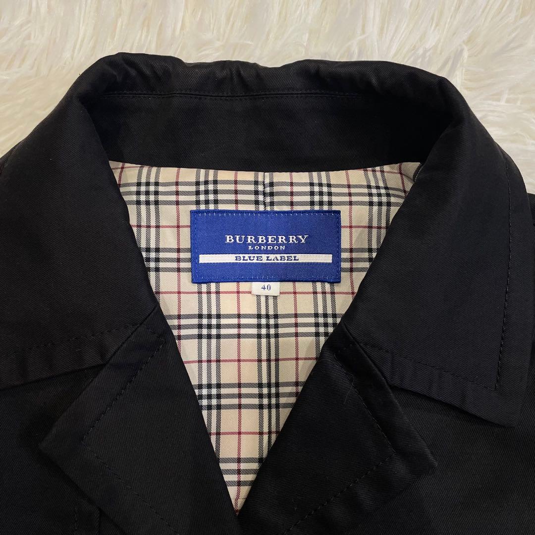 BURBERRY ブルーレーベル トレンチコート ノバチェック Mサイズ - メルカリ