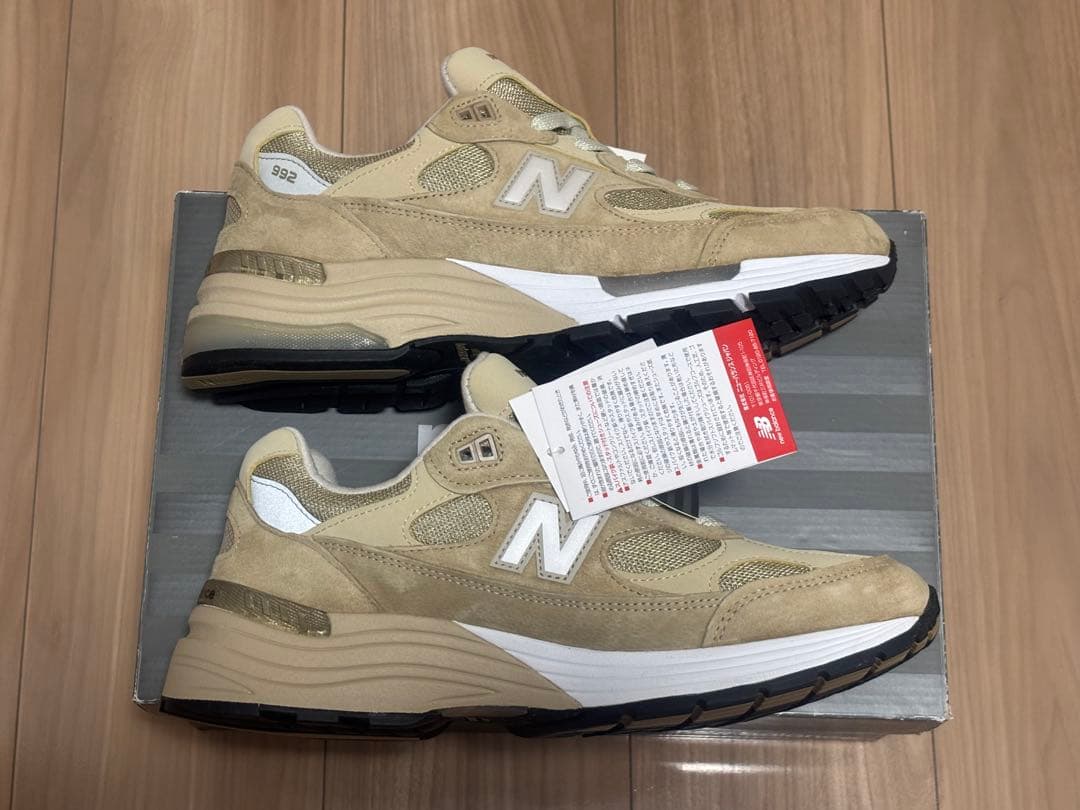 【新品未使用・27.5cm】New Balance 992 TAN