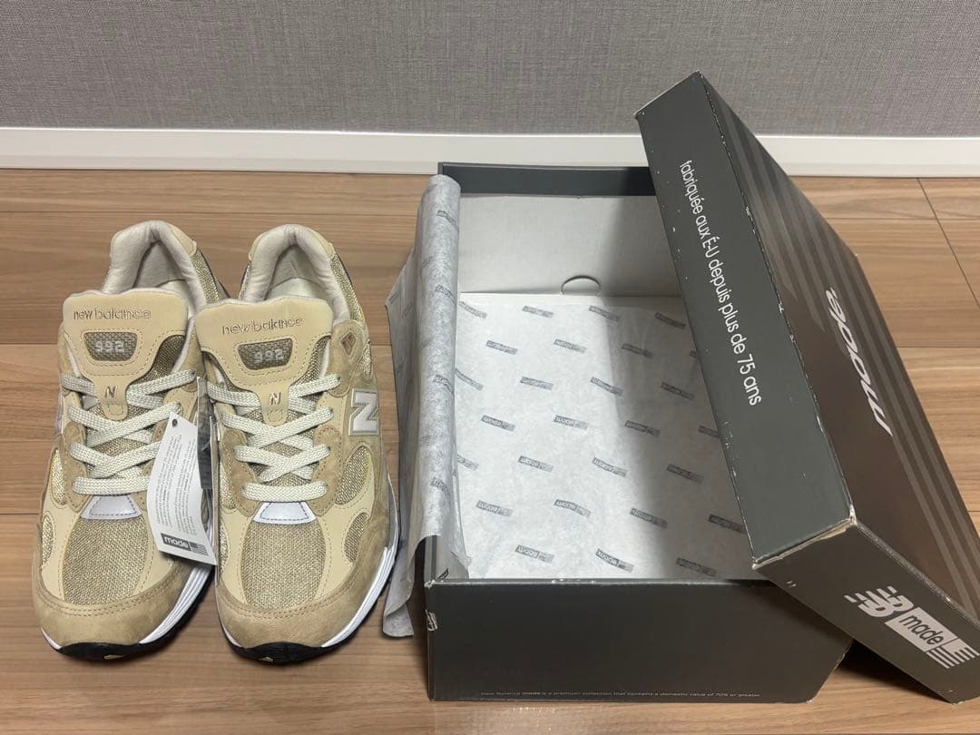 【新品未使用・27.5cm】New Balance 992 TAN
