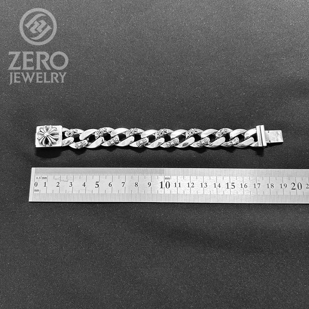 ☆即日発送☆925刻印】12リンク クロスボックス ブレスレット - メルカリ