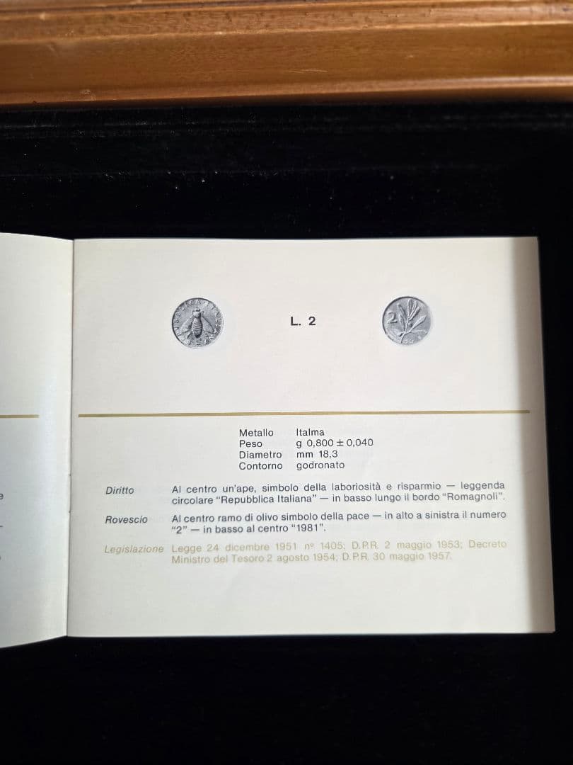 稀少)イタリア共和国 銀貨と記念貨入りミントセット 11枚 1981 - メルカリ