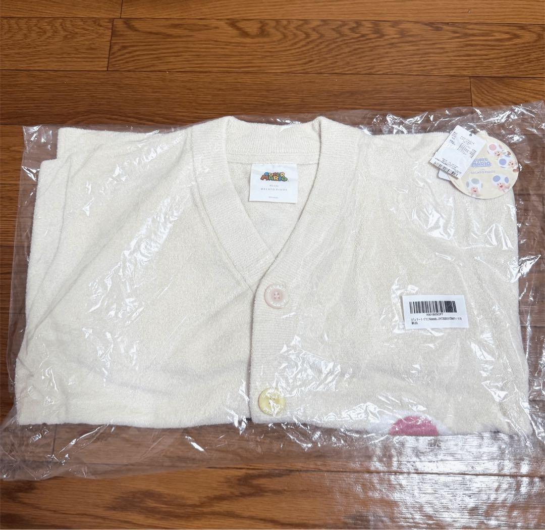 新品】ジェラートピケ キノピオジャガードカーディガン S-M - メルカリ