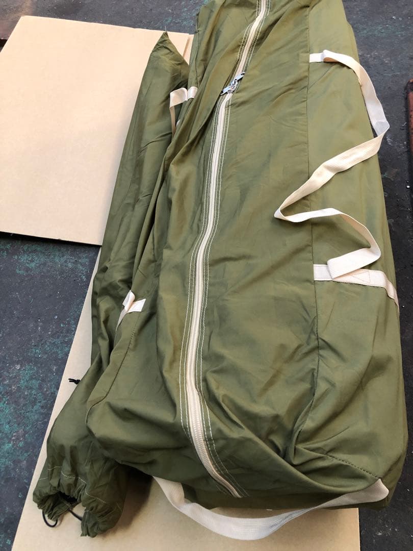 希少 未使用コットン100% テント+ジップインフロア