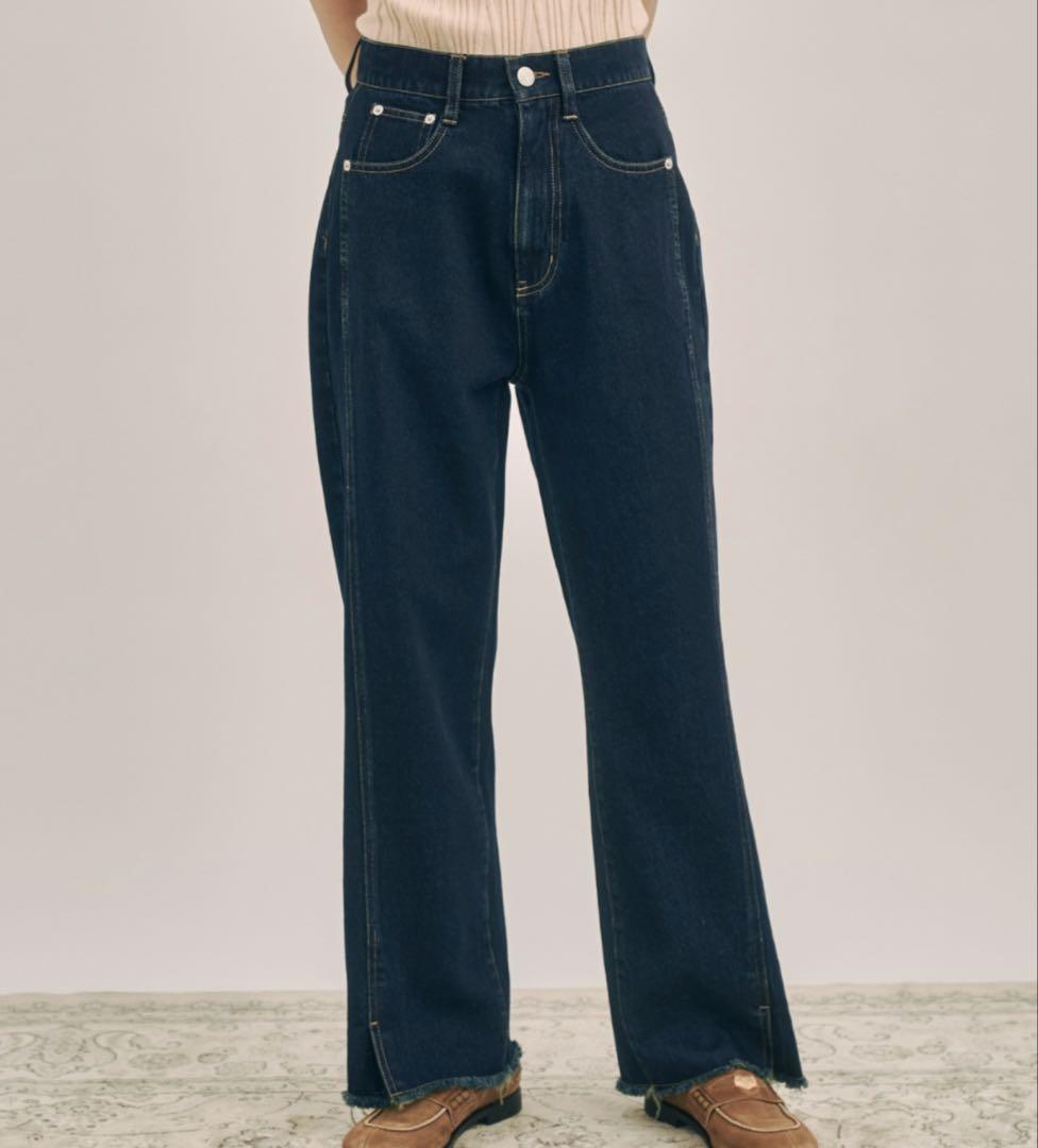 moitytto カットオフデニム ネイビーM - メルカリ