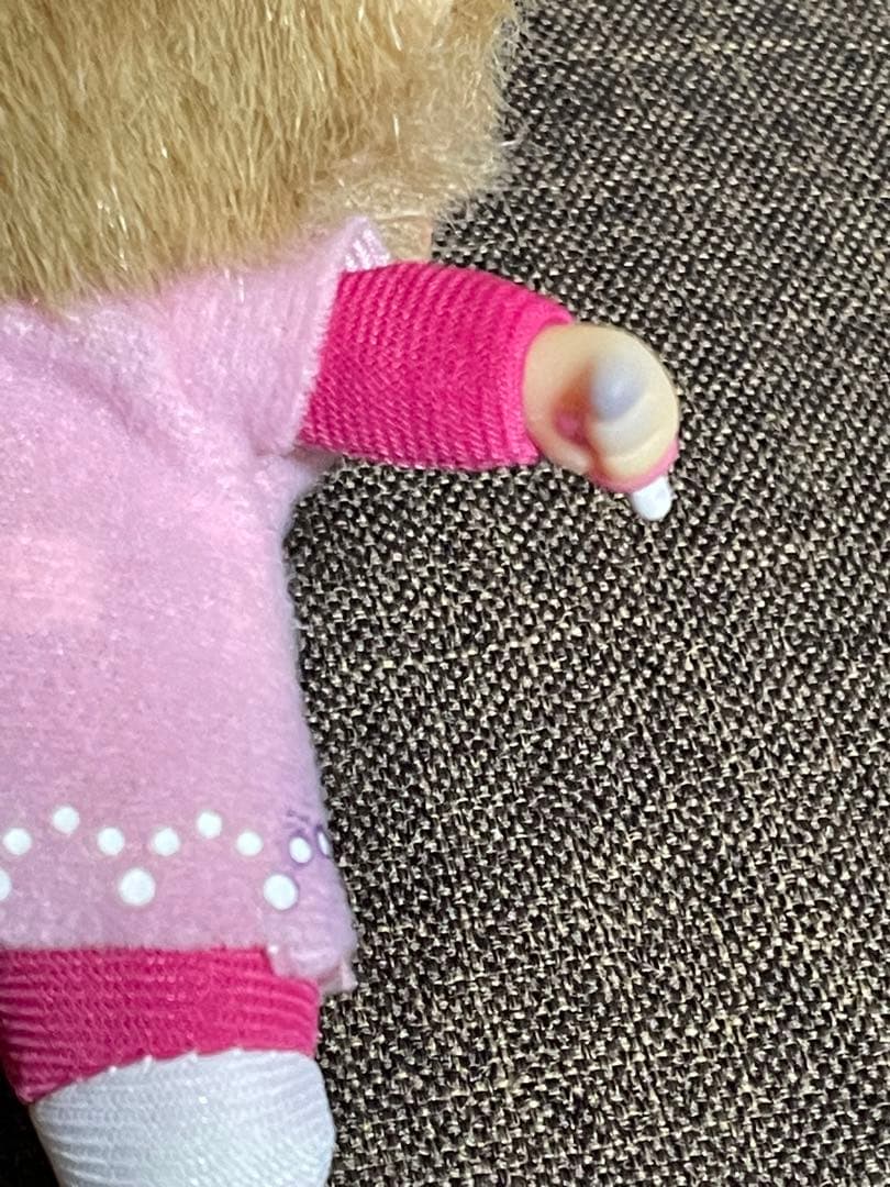 レア☆顔でか モンチッチ ピンクドロップ　キーチェーン