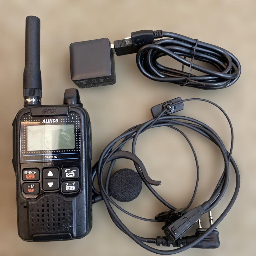 ALINCO DJ-PV1D トランシーバー　無線機　中古 楽天市場】アルインコ DJ-PV1D デジタル小電力コミュニティ無線 / 免許