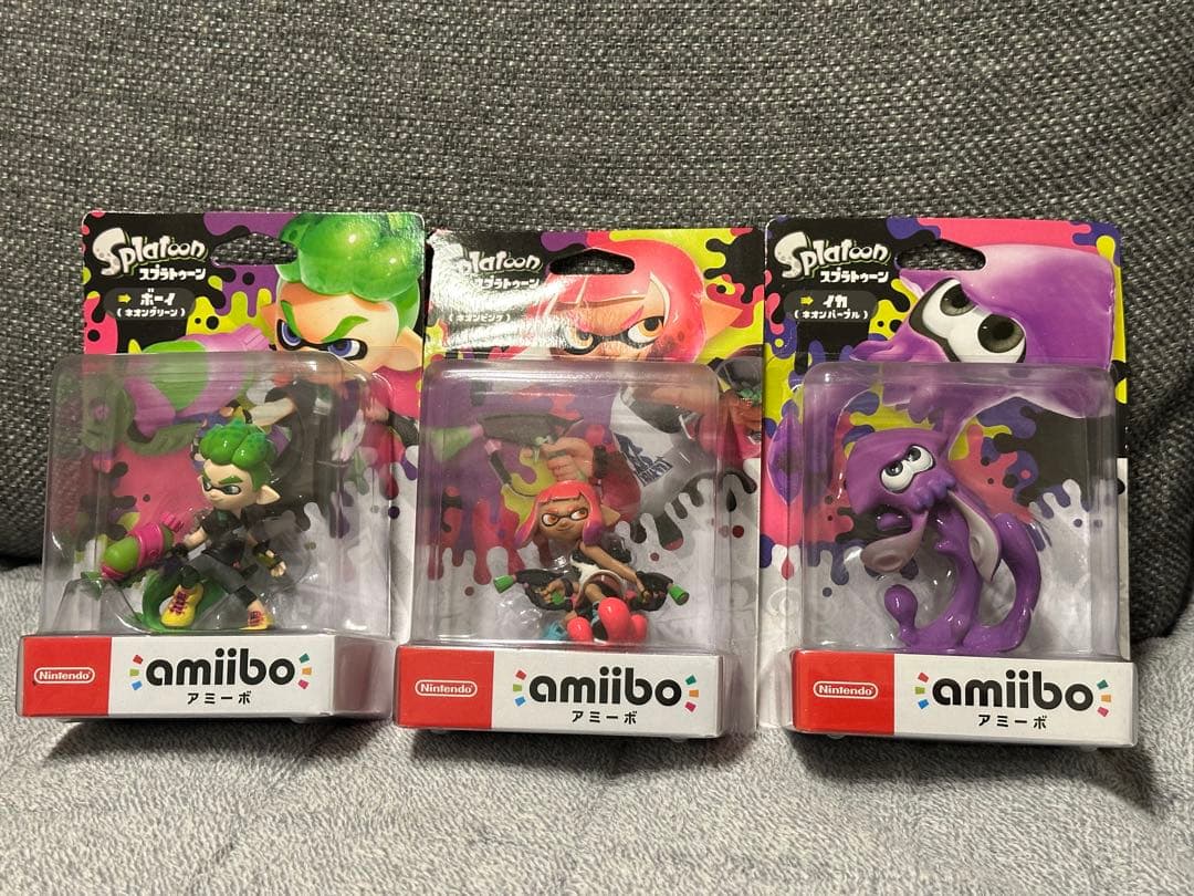 スプラトゥーン　amiibo　アミーボ　7点セット
