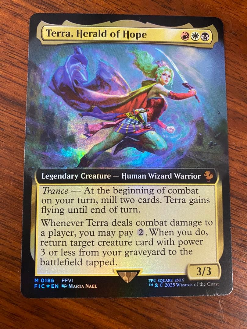 MTG 魔導の力を持つ少女、ティナ　拡張アートfoil版 en_3c47e2e9de.jpg