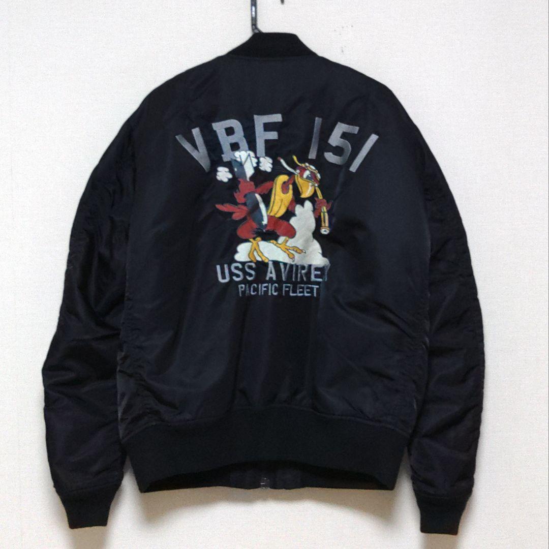 アヴィレックス MA-1『U.S.S VBF-151』マスコットバード刺繍 3L - メルカリ