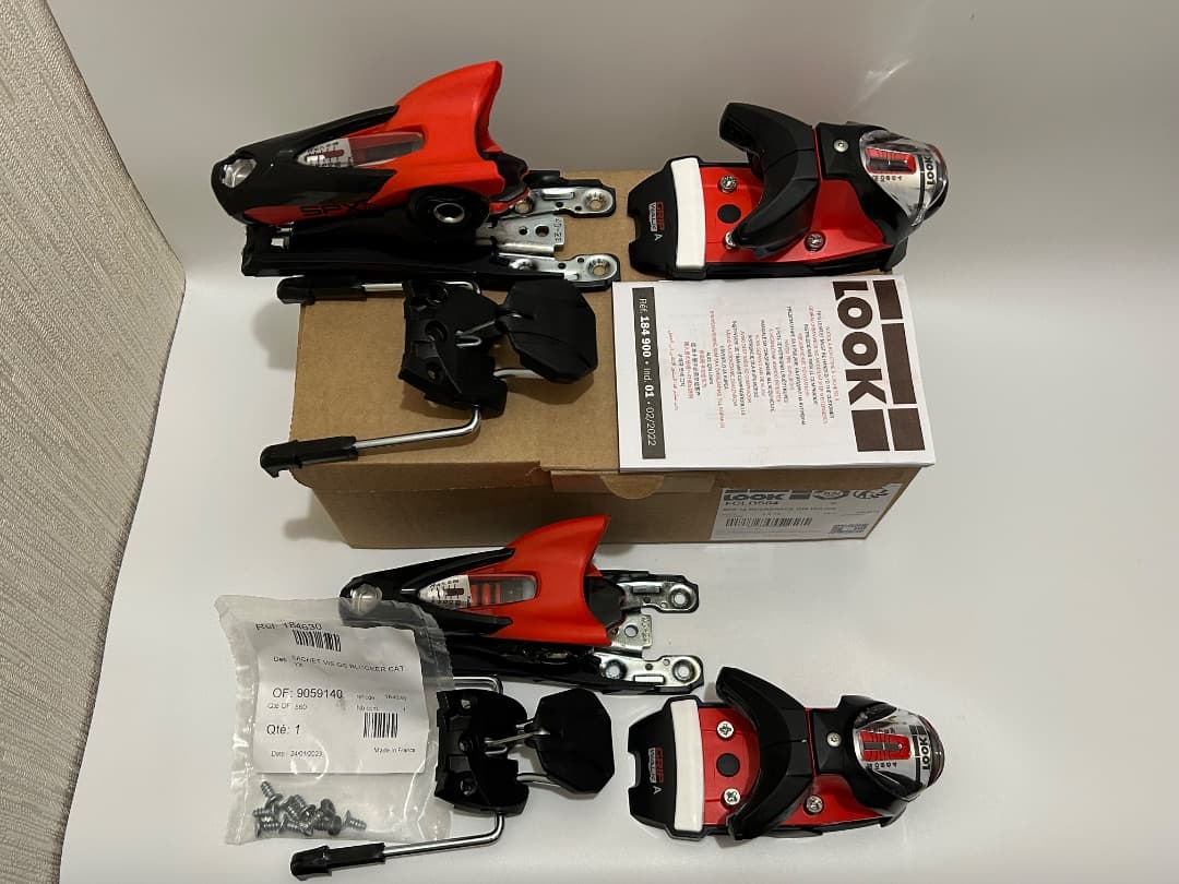 ビンディング LOOK SPX 12 ROCKERACE GW Hot red Look - Race Bindings SPX 12 ROCKERACE GW HOT RED