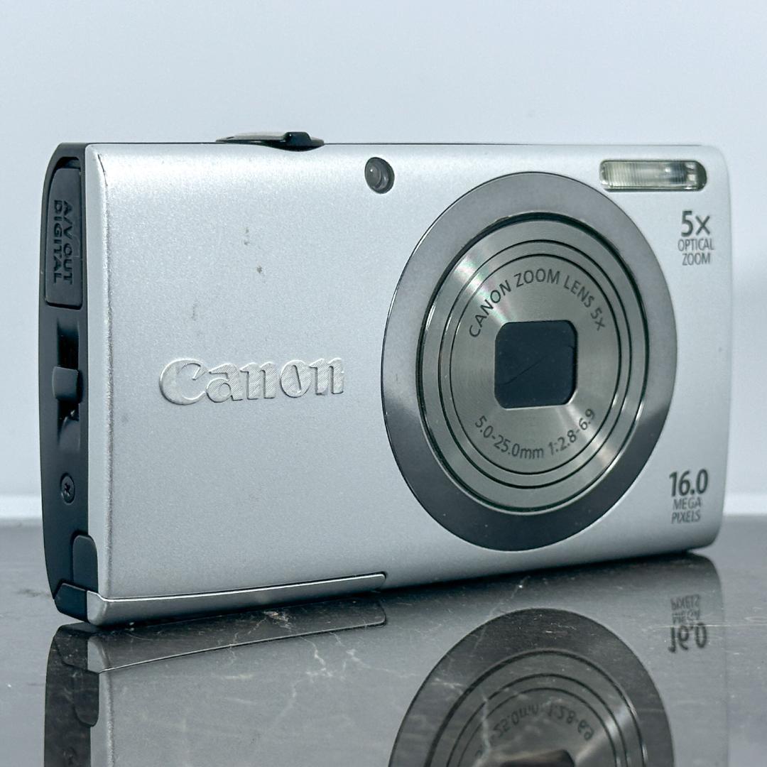 美品】Canon PowerShot A2300 シルバー◯
