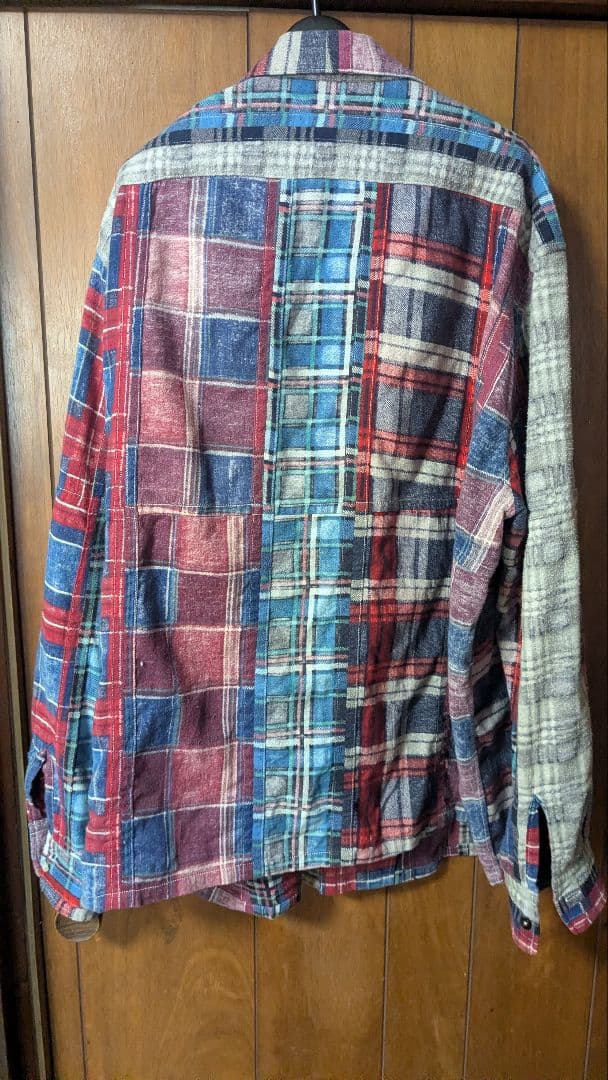 SEVEN BY SEVEN リワークフランネルシャツ 再構築 NEEDLES