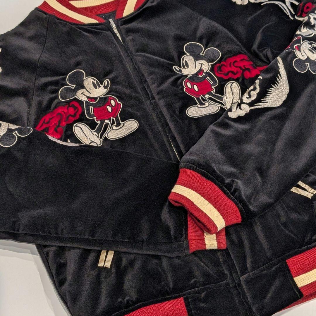 Disney ディズニー ミッキーマウス スカジャン リバーシブル - メルカリ