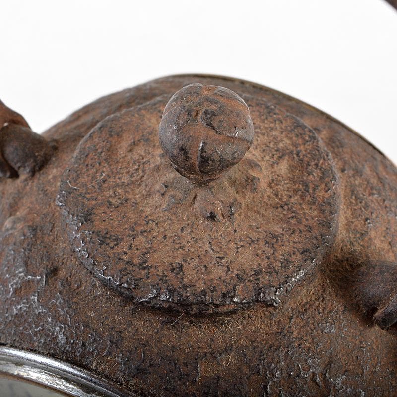 南部鉄器 山京銘 鉄瓶形小型置時計 ジャンク品 M R5608 - メルカリ