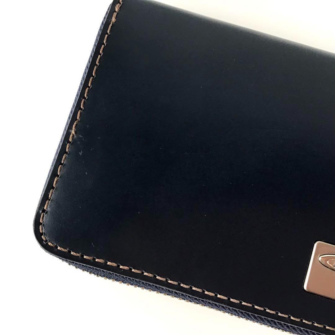 新品】ヴィヴィアン✨カラーステッチ ラウンドファスナー 長財布