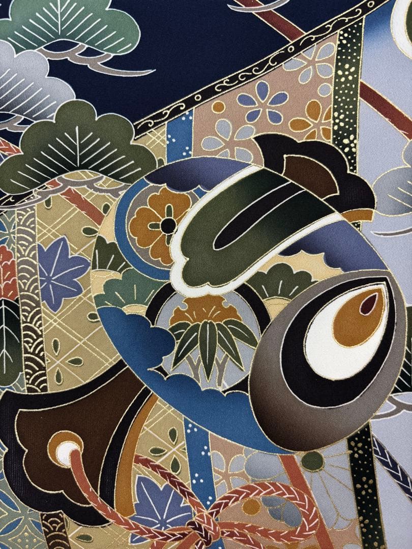 七五三お宮参り男児初着一つ身　長襦袢付　龍兜・几帳《子供469》#江戸小もーん