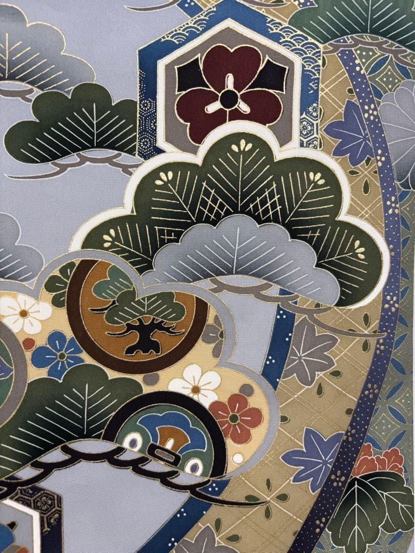 七五三お宮参り男児初着一つ身　長襦袢付　龍兜・几帳《子供469》#江戸小もーん