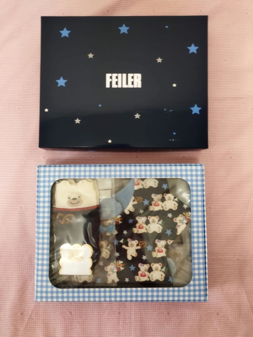 non.HAさま専用　フェイラー・　ベビーギフトセット(スタイ・巾着・ソックス) COCO WALK（ココウォーク） スタイ ハンカチ 靴下 セット ソックス