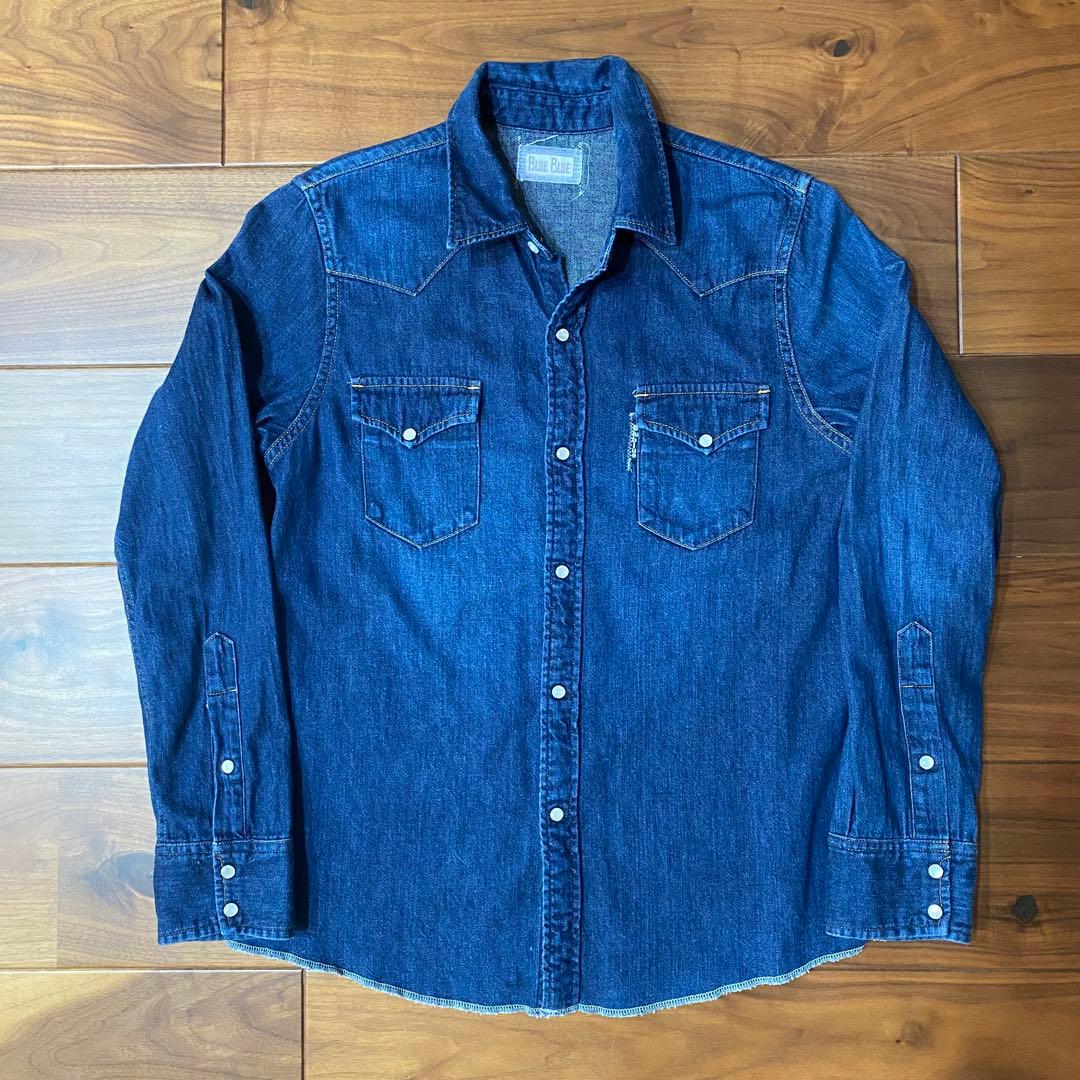 ブルーブルー デニム ウエスタンシャツ HRM ハリラン キムタク 木村