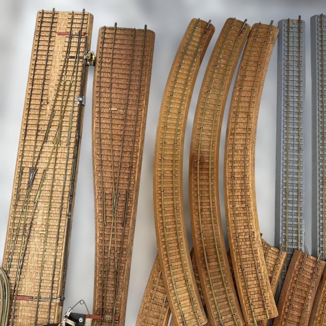 ［ジャンク］鉄道模型　HOゲージ　レール　線路　木製他　まとめ