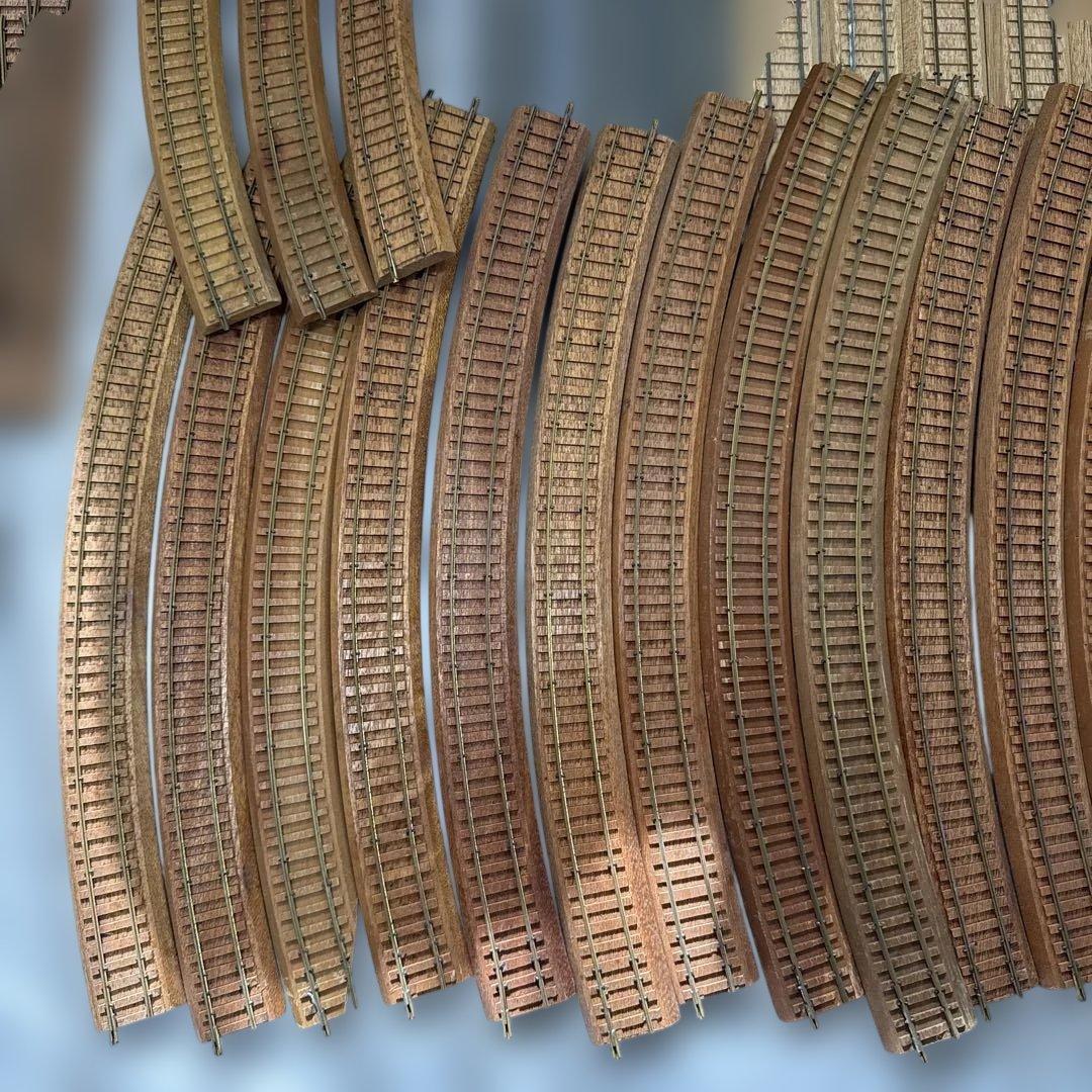 ［ジャンク］鉄道模型　HOゲージ　レール　線路　木製他　まとめ