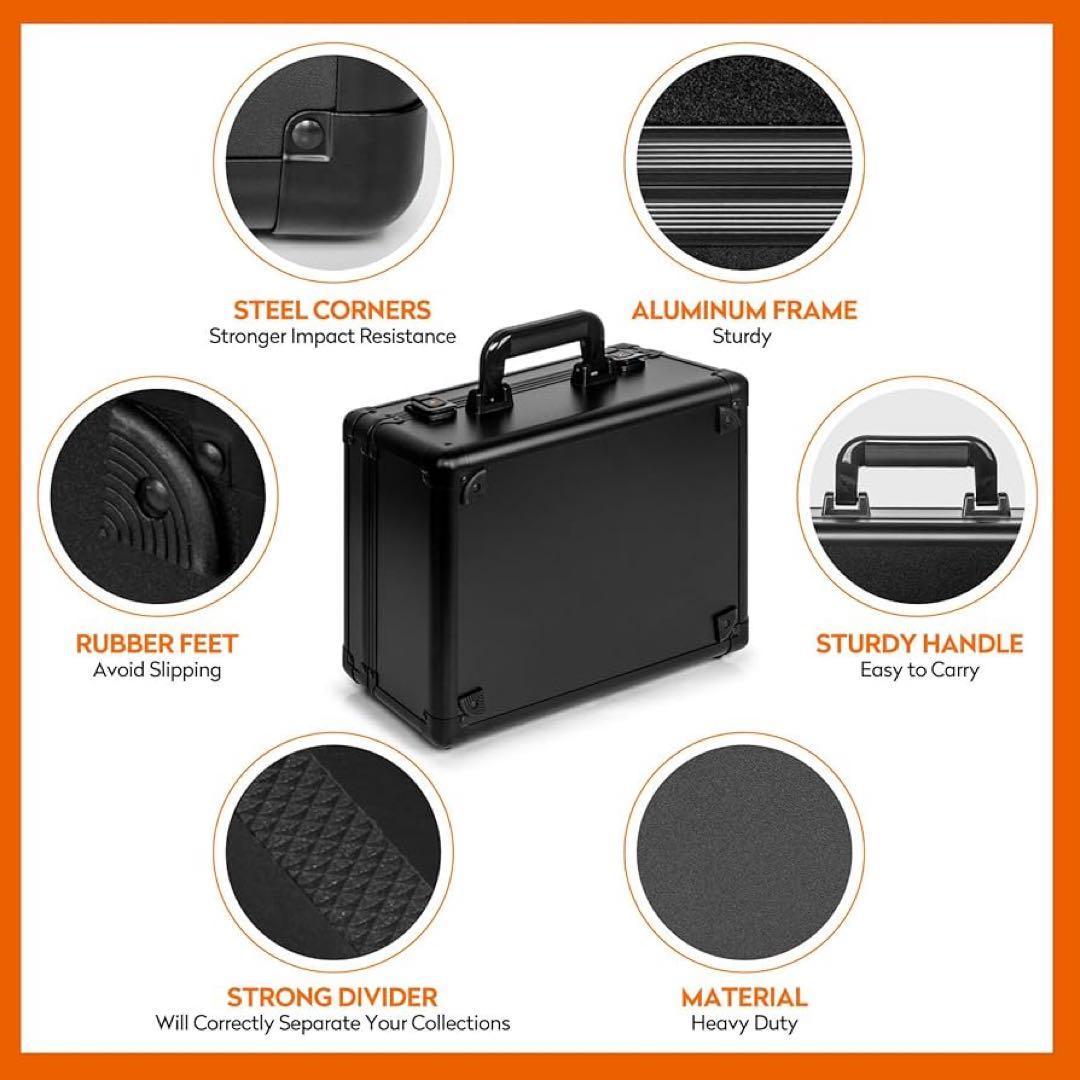 PSA BGS 鑑定済み用 アタッシュケース ストレージボックス アルミ製 3