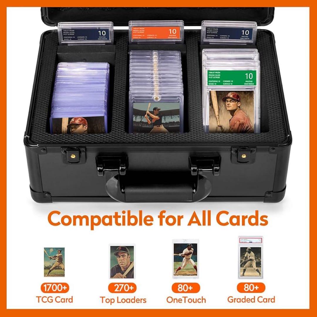 PSA BGS 鑑定済み用 アタッシュケース ストレージボックス アルミ製 3