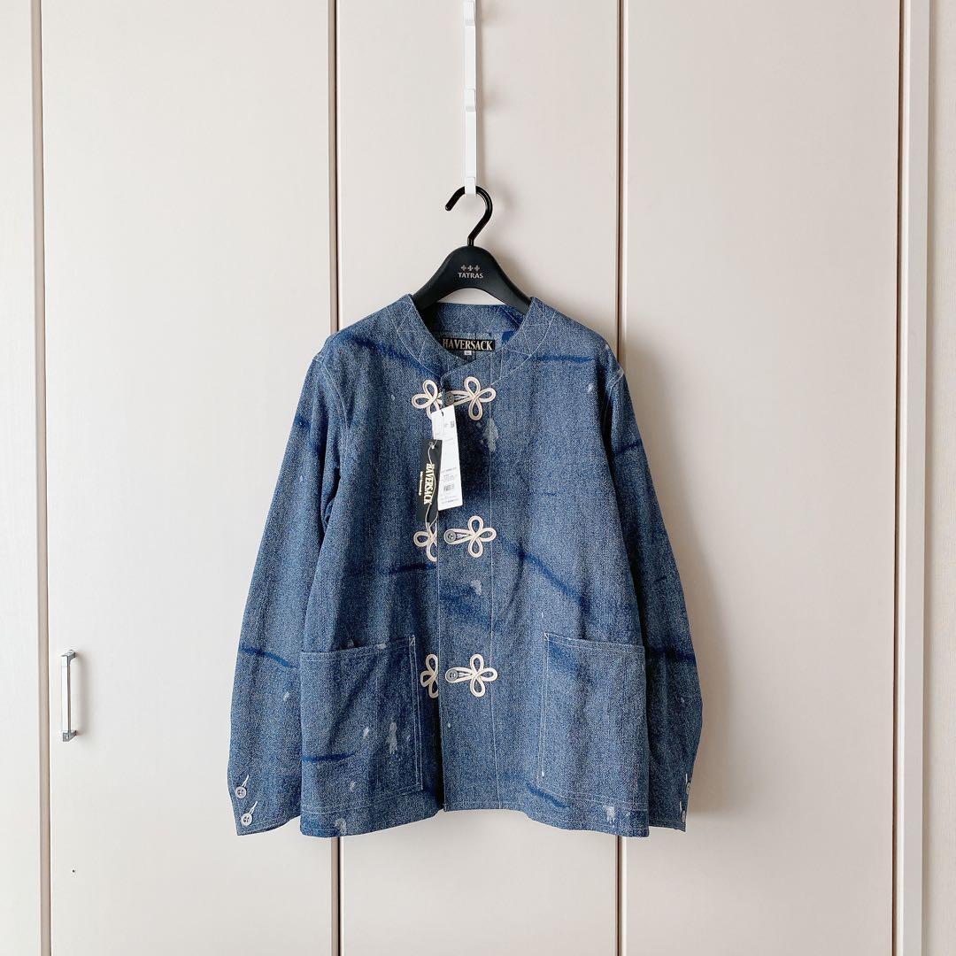 新品 23SS ハバーサック ノーカラー フレンチチャイナジャケット