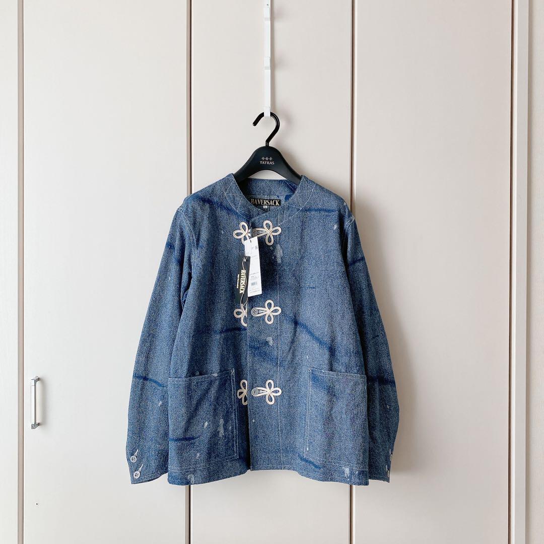 新品 23SS ハバーサック ノーカラー フレンチチャイナジャケット