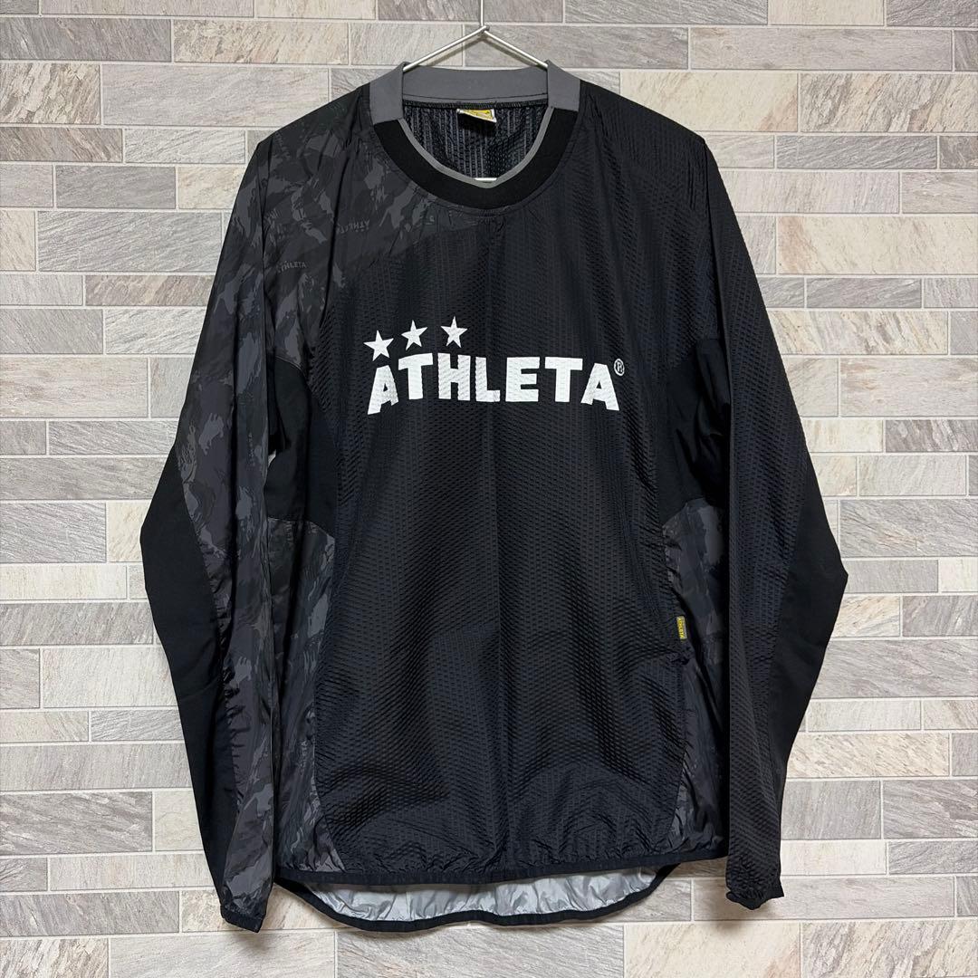 アスレタ ピステ 上下 セットアップ カモフラ 迷彩 ブラック