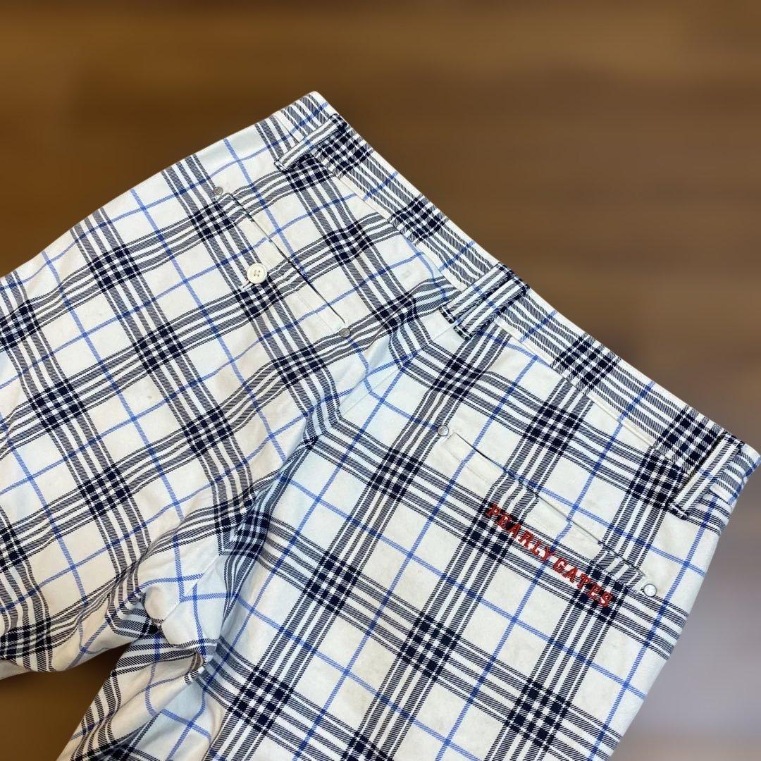 PEARLY GATES パーリーゲーツ チェックパンツ ズボン 6 ゴルフ - メルカリ