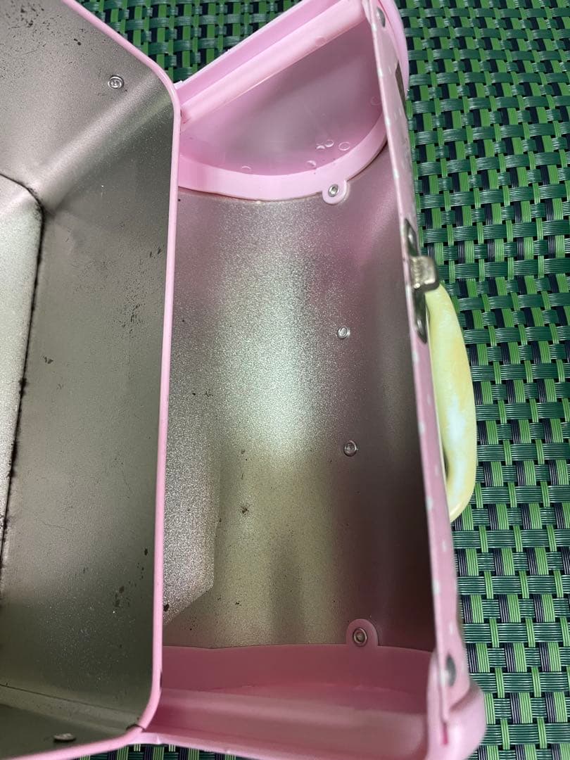 激レア 平成レトロ サンリオ シュガーバニーズ 持ち手付き　缶ケース