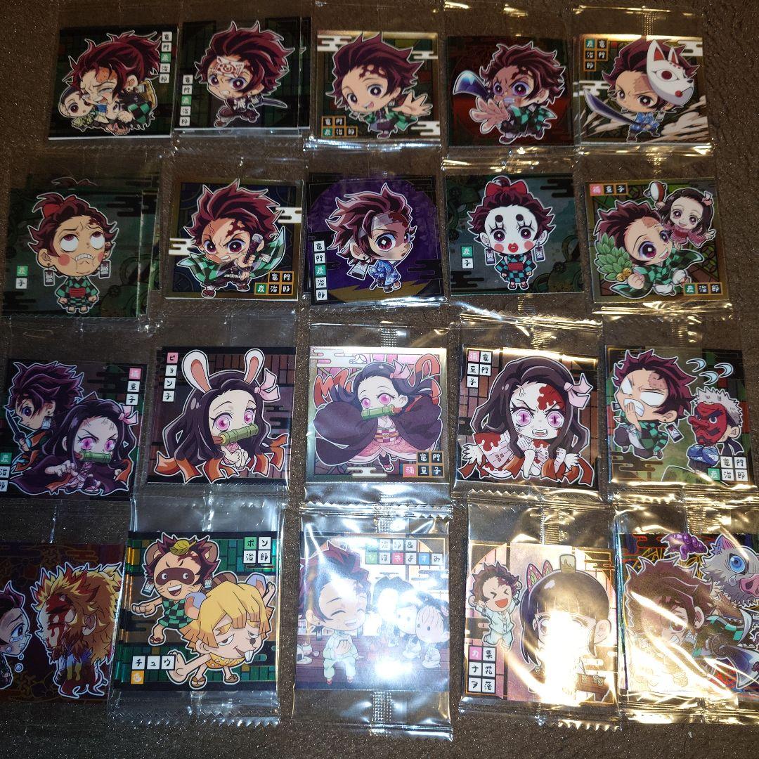 鬼滅の刃 デフォルメシール まとめ売り 116種 155枚