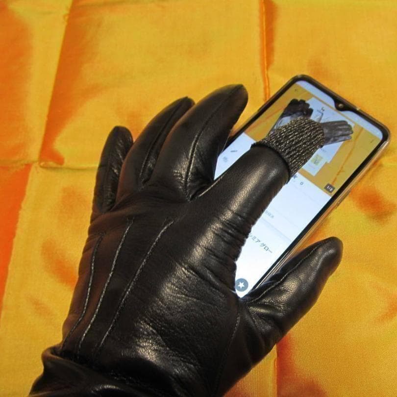 一部完売 今季 メローラ ナッパ黒 ライニングなし グローブ革手袋