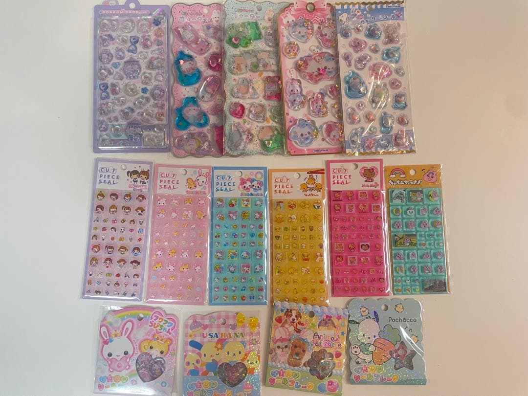 ボンボンドロップシール等　203枚　まとめ売り