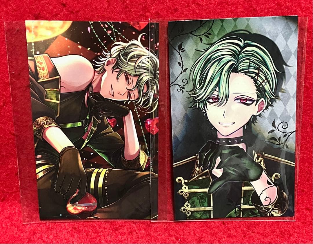 悪魔執事と黒い猫 あくねこ バレンタイン ハナマル トレカ風カード 2種