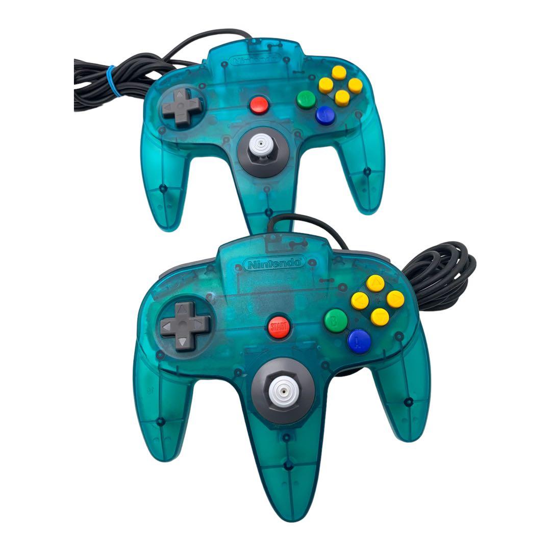 NINTENDO 64本体クリアブルー 任天堂 64ソフト - メルカリ