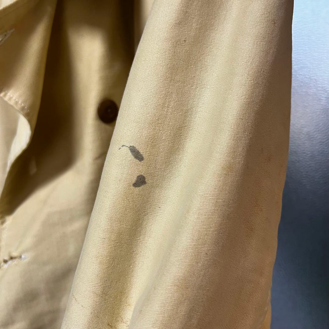 50s ユーロヴィンテージ ベージュ モールスキン ダブル ジャケット