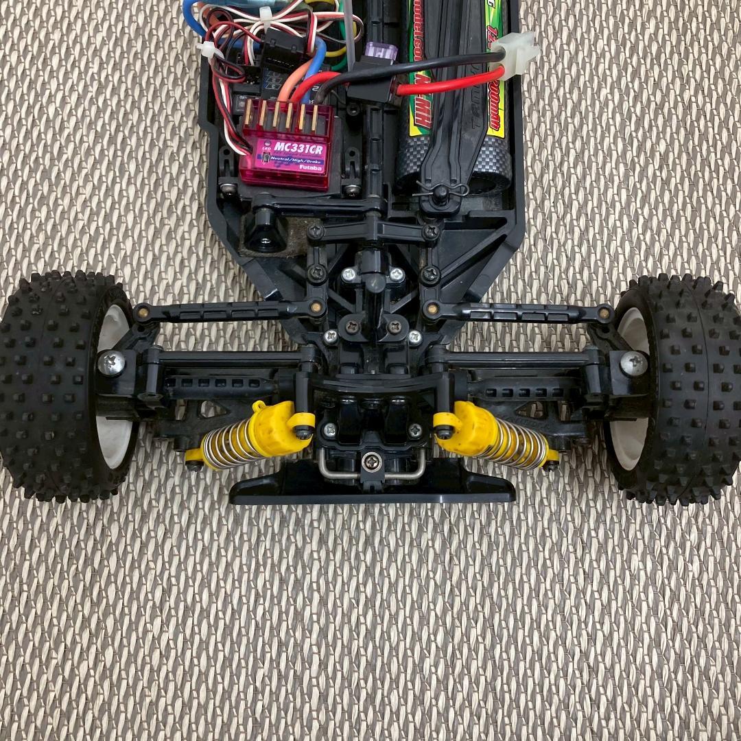 TAMIYA タミヤ 1/10RC ネオスコーチャー シャーシ フタバ 送信機