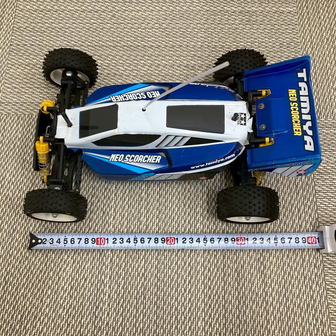 TAMIYA タミヤ 1/10RC ネオスコーチャー シャーシ フタバ 送信機