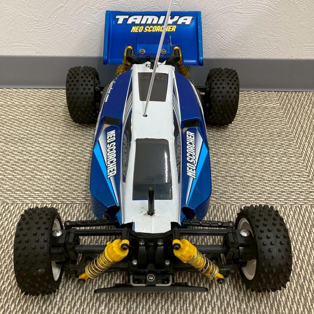 TAMIYA タミヤ 1/10RC ネオスコーチャー シャーシ フタバ 送信機