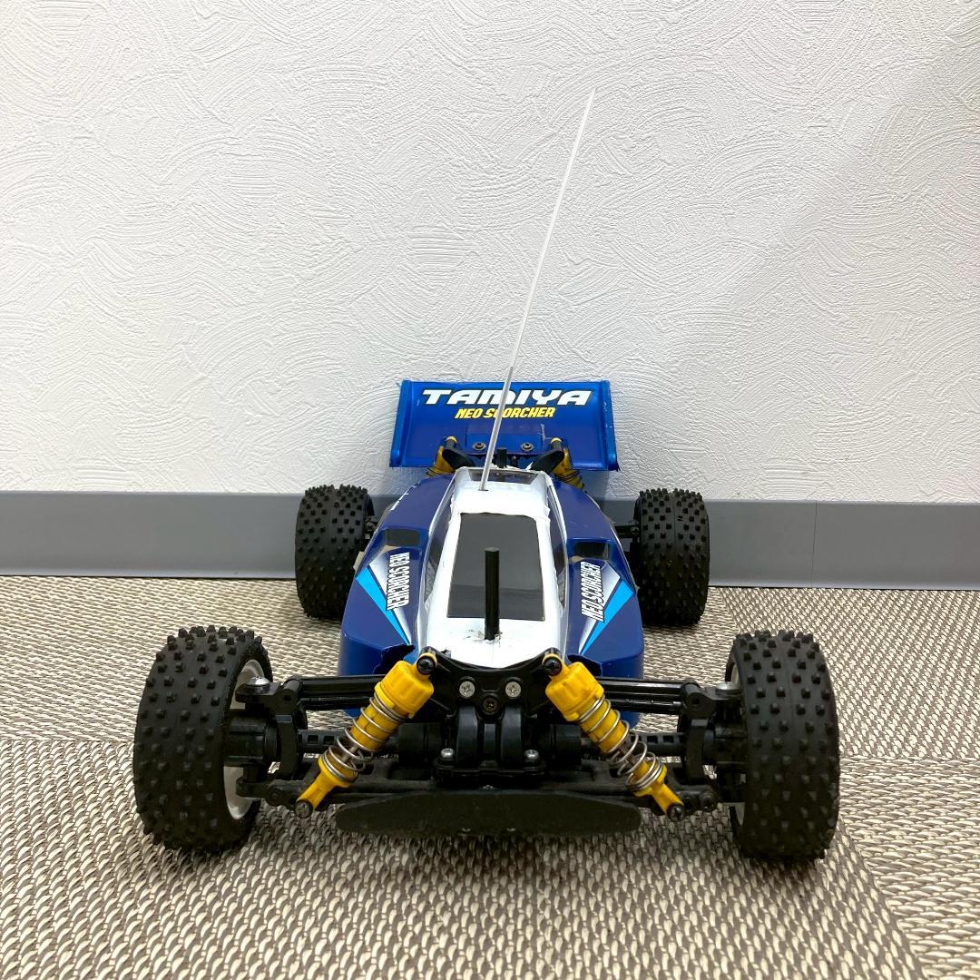TAMIYA タミヤ 1/10RC ネオスコーチャー シャーシ フタバ 送信機