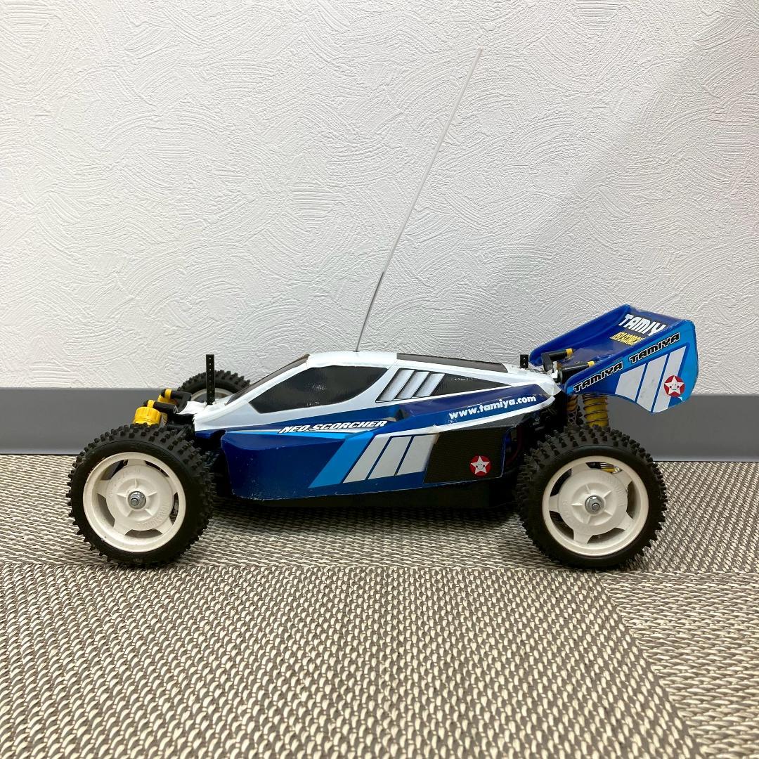 TAMIYA タミヤ 1/10RC ネオスコーチャー シャーシ フタバ 送信機