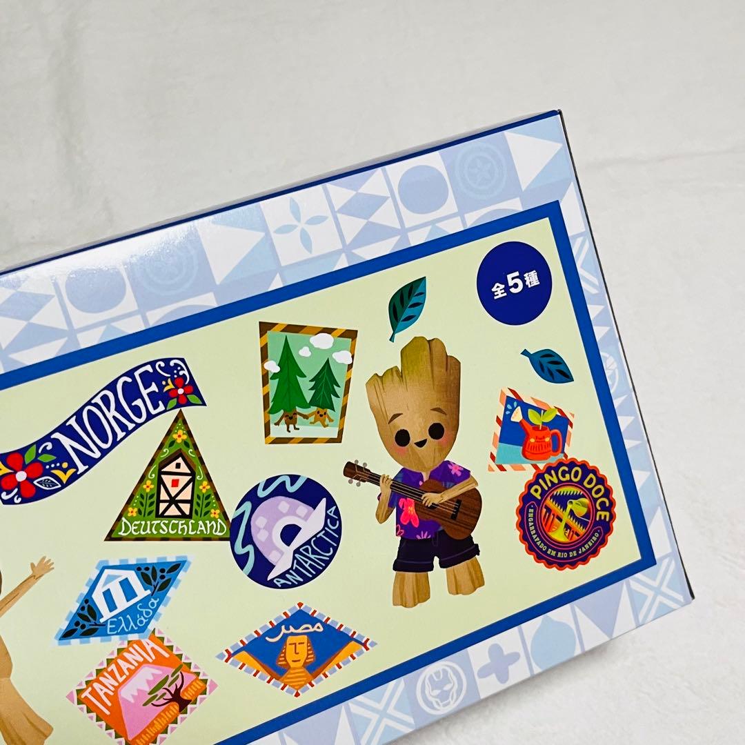 ディズニー　イッツアスモールワールド　グルート　ぬいぐるみチャーム　コンプリート