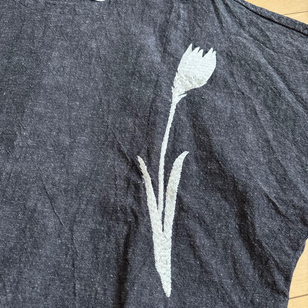 atelier naruse コットンリネンスモックブラウス “チューリップ”