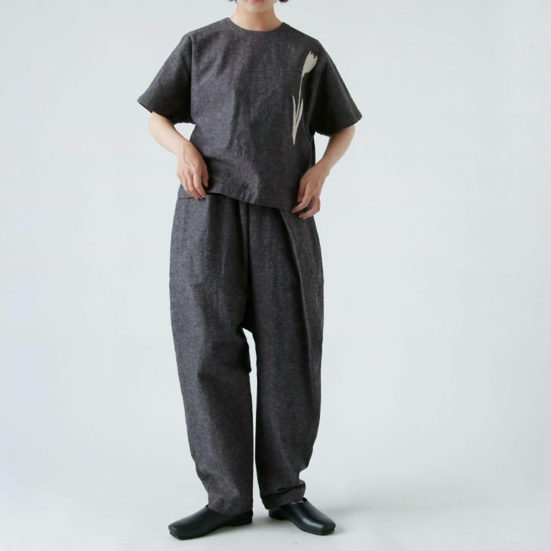 atelier naruse コットンリネンスモックブラウス “チューリップ”