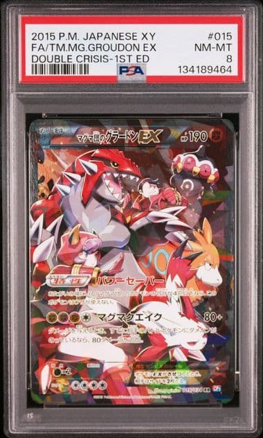 【PSA8】ポケカ マグマ団のグラードン