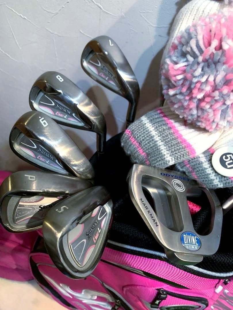 豪華 良品 レディースゴルフクラブフルセット ダンロップ スリクソン